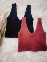 Load image into Gallery viewer, KENDALL RIBBED REVERSIBLE TANK