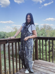 KARLI CAMO OVERALLS