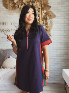 TIMELESS CLASSIC ZIP UP DRESS