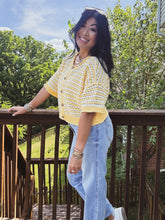 Load image into Gallery viewer, LEMONADE FIZZ OPEN KNIT CARDI