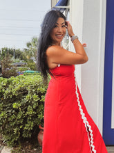 Load image into Gallery viewer, SWEET DARLING RIC RAC MIDI DRESS