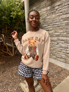 BENNY THE BEAR GAME DAY PULLOVER