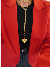 Load image into Gallery viewer, CHANSUTTPEARLS XL WRAP AROUND HEART NECKLACE