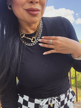 Load image into Gallery viewer, ANNA TWO TONE NECKLACE