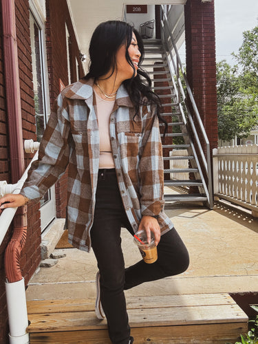 FLANNEL SEASON SHACKET