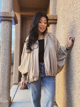 Load image into Gallery viewer, SILVIE PLEATED BOMBER JACKET