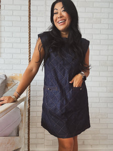 FALL MEET DENIM DRESS