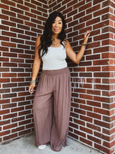 Load image into Gallery viewer, COFFEE RUN WIDE LEG PANTS
