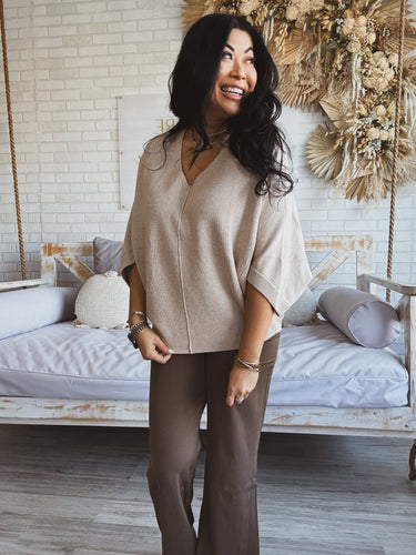 BETTER EVERDAY DOLMAN SWEATER