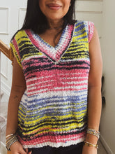 Load image into Gallery viewer, KALEIDOSCOPE KNIT SWEATER VEST