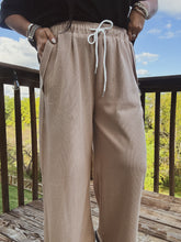 Load image into Gallery viewer, ON THE GO RIBBED WIDE LEG PANTS
