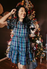 Load image into Gallery viewer, CRANBERRY SPRITZER PLAID DRESS