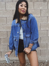 Load image into Gallery viewer, UP IN THE MOUNTAINS DENIM JACKET