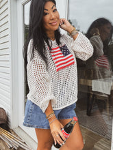 Load image into Gallery viewer, BLAKELEY FREEDOM FLAG HOODED PULLOVER