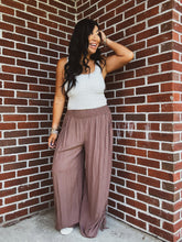 Load image into Gallery viewer, COFFEE RUN WIDE LEG PANTS