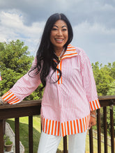 Load image into Gallery viewer, APEROL SPRITZ STRIPED TOP