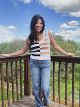 Load image into Gallery viewer, TOTAL STANDOUT STRIPED KNIT TANK TOP