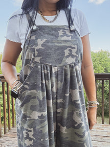 KARLI CAMO OVERALLS