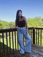 Load image into Gallery viewer, LAINEY FEATHERWEIGHT DRAWCORD PALAZZO JEANS