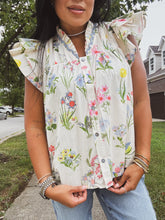 Load image into Gallery viewer, BLOOM AND GRACE RUFFLE TOP
