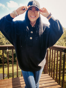 HARPER BUTTON PULLOVER