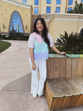 Load image into Gallery viewer, SOUTHERN SWEETNESS SEERSUCKER TOP
