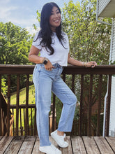 Load image into Gallery viewer, KALEIGH MIDRISE ANKLE STRAIGHT WITH BANDANA LOOP