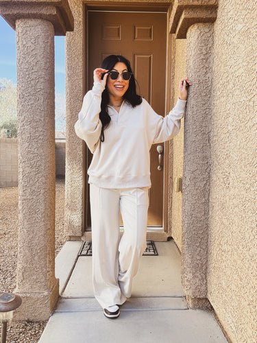 WAIT TILL YOU FEEL THIS COLLARED TOP