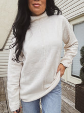 Load image into Gallery viewer, CHAI LATTE MOCK NECK SWEATER