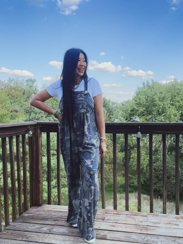 KARLI CAMO OVERALLS
