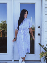 Load image into Gallery viewer, SEASIDE MIDI SHIRTDRESS
