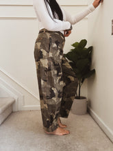 Load image into Gallery viewer, WOODLAND CAMO BARREL PANTS
