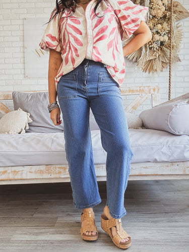 JANELLE STRAIGHT LEG CROP