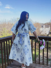 Load image into Gallery viewer, HIGHNOON HYDRANGEA MIDI DRESS