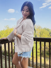 Load image into Gallery viewer, FLOWER POWER CHENILLE CARDIGAN