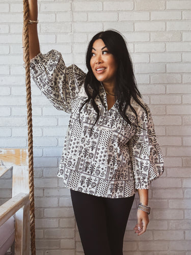 FLORAL GARDEN TOP