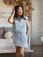 Load image into Gallery viewer, COUNTRY CLUB ZIP UP TOP