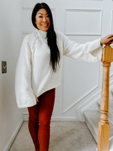 Load image into Gallery viewer, SIMPLE JOYS MOCK NECK SWEATER