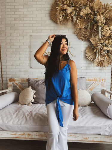 AIRY BREEZE LINEN TANK