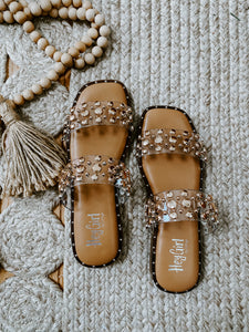 CORKYS CLEAR MAGNET SANDALS