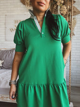 Load image into Gallery viewer, LUCKY CHARM POLO DRESS