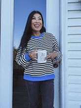 Load image into Gallery viewer, WEEKEND FAVORITE STRIPED PULLOVER