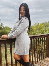 Load image into Gallery viewer, FALL IN LOVE SWEATER DRESS