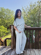 Load image into Gallery viewer, SERENITY SAGE TEXTURED DOLMAN TOP