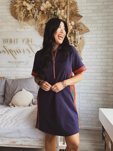 TIMELESS CLASSIC ZIP UP DRESS