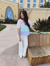Load image into Gallery viewer, SOUTHERN SWEETNESS SEERSUCKER TOP