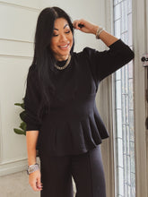 Load image into Gallery viewer, HOURGLASS PEPLUM TOP