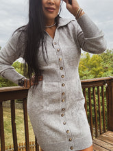 Load image into Gallery viewer, FALL IN LOVE SWEATER DRESS