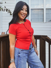 Load image into Gallery viewer, BE BOLD RIBBED KNIT TOP
