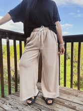 Load image into Gallery viewer, ON THE GO RIBBED WIDE LEG PANTS